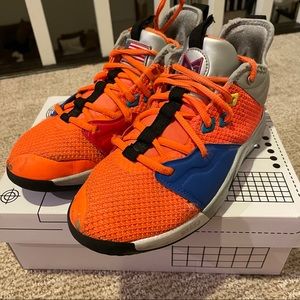 PG Paul George NASA Shoes kids size 5Y basketball